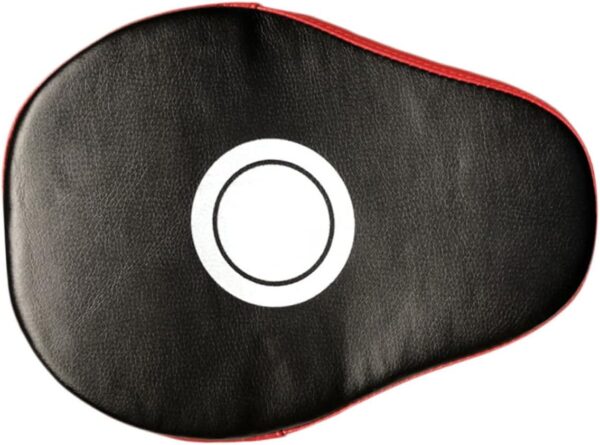 Arc-Shaped Punching Pad with High Padding for Boxing Thai Boxing Taekwondo Training Ergonomic Pu Focus Mitt for Comfortable Striking and Skill Improvement Red Black