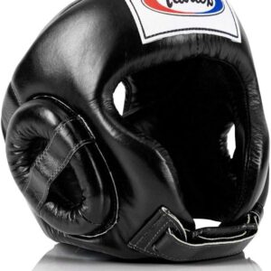 Fairtex Full Head Guard | Premium Handcrafted Headgear with 3-Layer Padding| Lightweight | Sleek Design for Optimal Movement | Extra Protection | Secure Fit with Adjustable Straps