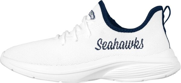 FOCO NFL Womens NFL Team Logo White Athletic Shoes Sneakers