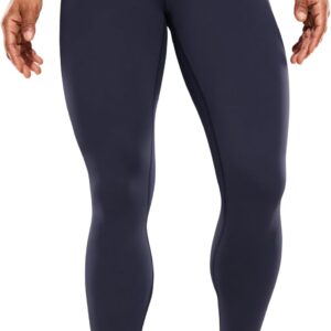 CRZ YOGA Women's Hugged Feeling Compression Leggings 25 Inches - Thick High Waisted Tummy Control Workout Pants Tights