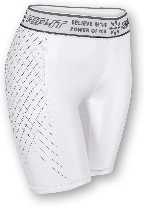 RIP-IT Period-Protection Pro Softball Sliding Shorts, Padded Compression Shorts for Women