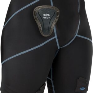 Women's Compression Hockey Short w/Pelvic Protector, Black