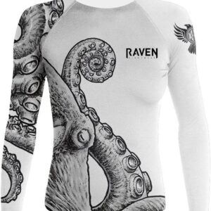 Raven Fightwear Women's Kraken Octopus Rash Guard MMA BJJ