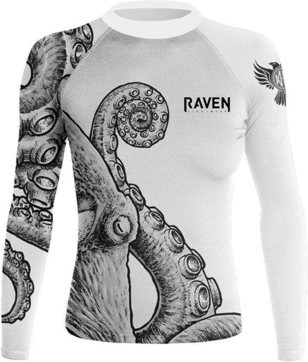 Raven Fightwear Women's Kraken Octopus Rash Guard MMA BJJ