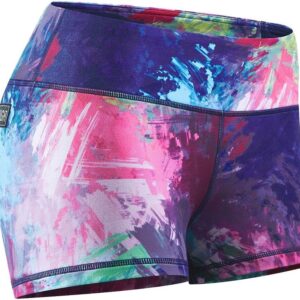 Tough Mode Women's Mid Rise 3"/ 5" Athletic Running Workout Shorts Active Yoga Volleyball WOD Compression Short Booty