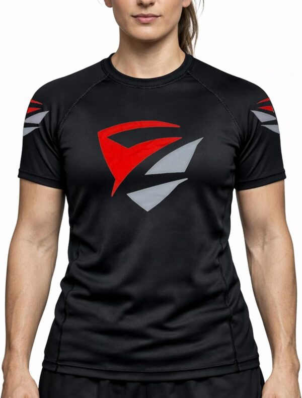 Women's Model 1" Rash Guard - Compression Shirt for Jujitsu, BJJ, No Gi, MMA Training | Short Sleeve