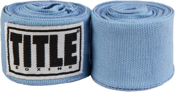 Title Boxing Elastic Mexican Hand Wrap, Columbia Blue, 180"