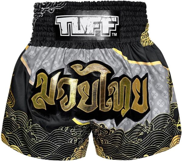 TUFF Sport MS654 Waree Kunchorn Muay Thai Shorts Black