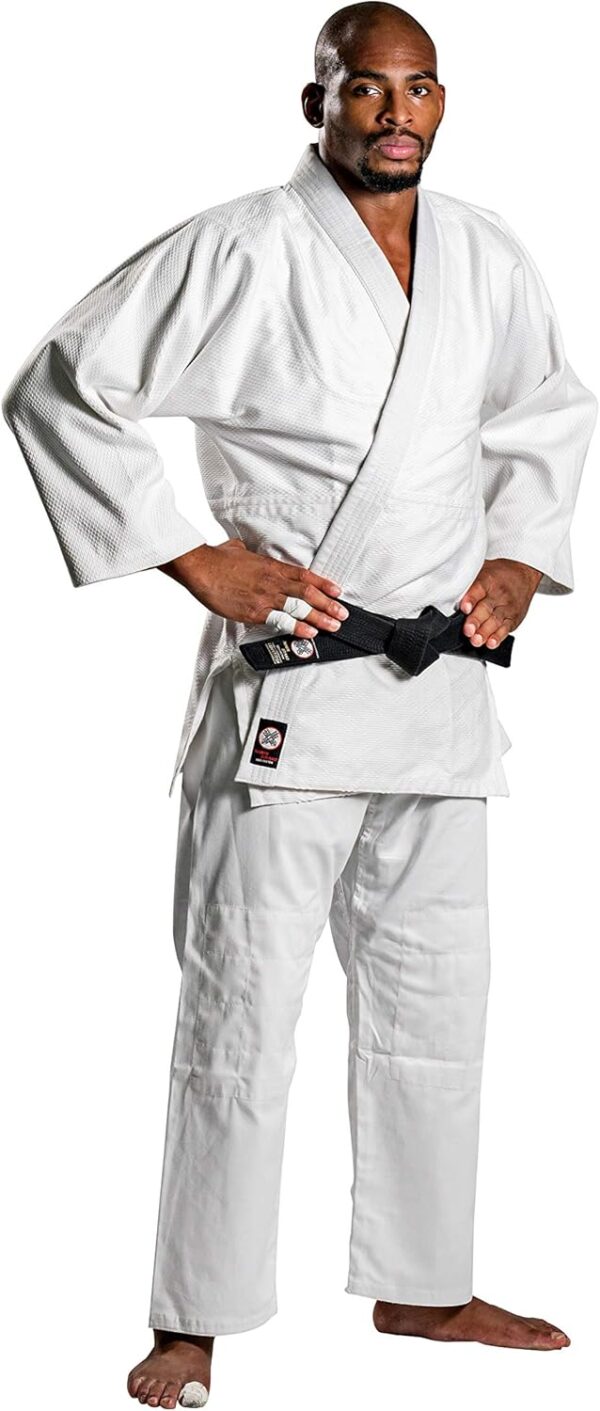 Ronin Judo Gi - Professional Made Martial Arts Uniform - Single Weave Bleach Kimono - Perfect for Competition or Training