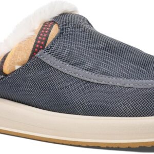 Sanuk Womens Donna Cozy Slippers | Yoga Mat Footbed | Cozy Faux Shearling Lined House Slippers