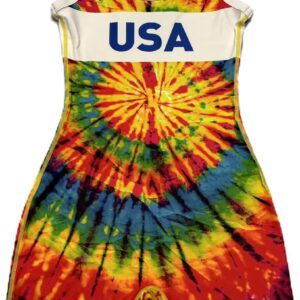 Athena Wrestling - Summer Tie Dye Womens/Girls Singlet