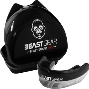 Beast Gear - Beast Guard Pro Gum Shield/Mouth Guard (Adult (11+)) for Boxing, MMA, Rugby, Muay Thai, Hockey, Judo, Karate, Martial Arts and All Contact Sports