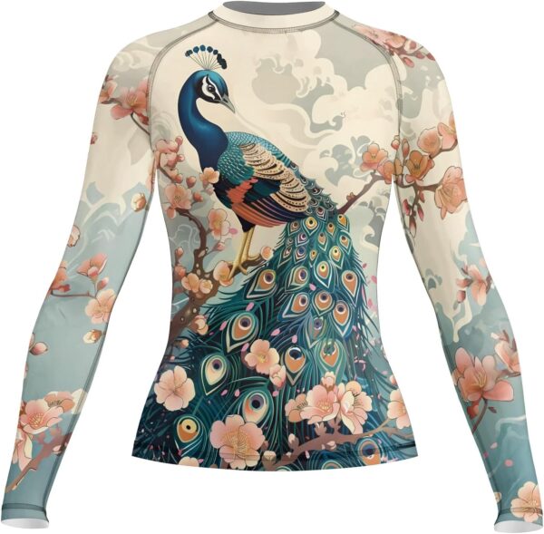 Samurai Women's BJJ Rash Guard – Long Sleeve Compression Top for Jiu Jitsu MMA Grappling No Gi