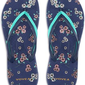 VOVEA Flip Flops For Women Non-Slip Bathroom Shower Shoes Cushion foam Indoor and Outdoor Sandals