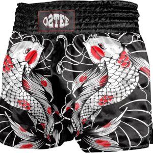 O2TEE Muay Thai Shorts Boxing Shorts MMA Kickboxing Traditional Styles Nation Shorts