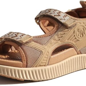 KuaiLu Womens Orthopedic Walking Sandals with Comfortable Arch Support Recovery Sport Relief Plantar Fasciitis Summer Outdoor Hiking Adjustable Strap Platform Cushion Shoes