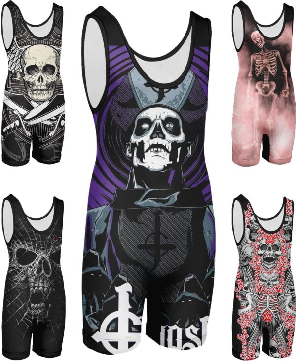 Custom Kid Adult Wrestling Singlet Sublimated Gym Shapewear Tank Top for Sports