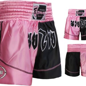 Farabi Sports Muay Thai Shorts Kick Boxing Shorts Training MMA Boxing Shorts