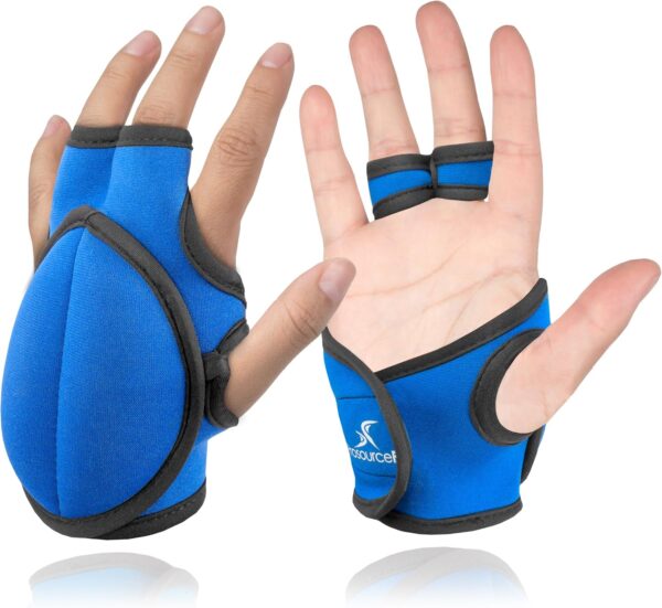 ProsourceFit Weighted Gloves, Pair of Heavy Duty 2 lb. Neoprene for Sculpting and Aerobics