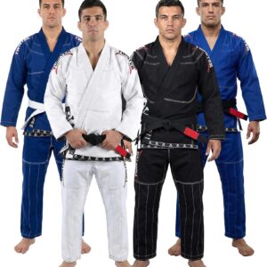 Progress BJJ Gi | Preshrunk Pearl Weave 475g | Brazilian Jiu Jitsu Uniform FREE White Belt