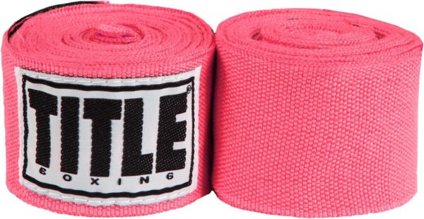 Title Boxing Elastic Mexican Hand Wrap, Neon Pink, 180"