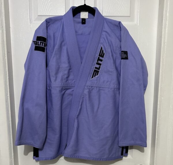 Elite Sports MMA Judo BJJ Muay Thai Gi Kimono Top Pants Uniform Purple Women F1