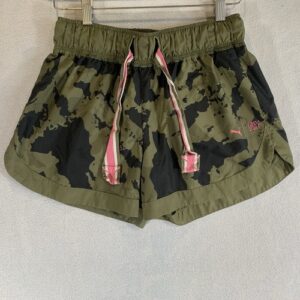 Puma Shorts Women's Medium Camo Green First Mile Printed Training Shorts