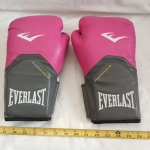 pair of Everlast Evershield 12oz Boxing Gloves Pink.