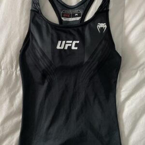 UFC Venum Authentic Product Fight Week Womens Gray Tank w/ Sports Bra Size S