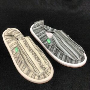 Sanuk Women's Donna Keys Ranch Black Natural Slip On Shoes Yoga Mat 1100692