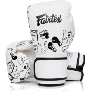 Fairtex 14 oz Muay Thai Boxing Gloves Premium Microfiber with Wrist Protection