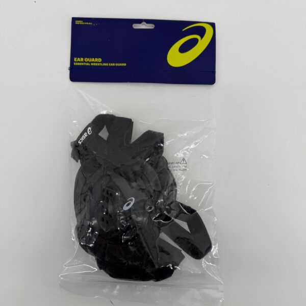 Asics Essential Wrestling Ear Guard Black Unisex Headgear 3083A003 One Size NEW