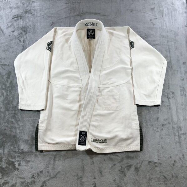 Gracie Jiu Jitsu Womens Gi Jacket F3 White Kimono Top Technique Over Strength