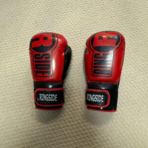 Ringside Apex FTG1 S/M Boxing Gloves Red/Black Small/Medium Women Adult