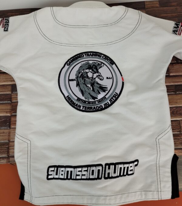 BJJ Gi with school patches