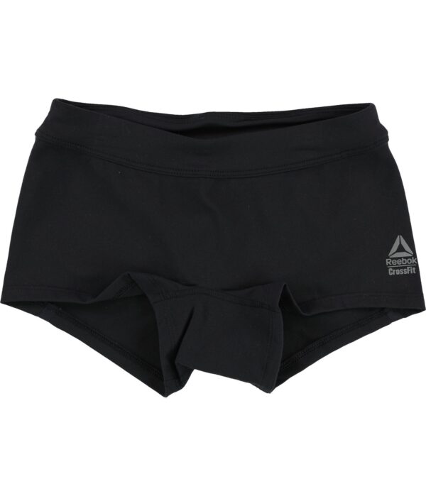 Reebok Womens Chase Shortie Athletic Workout Shorts, Black, X-Small