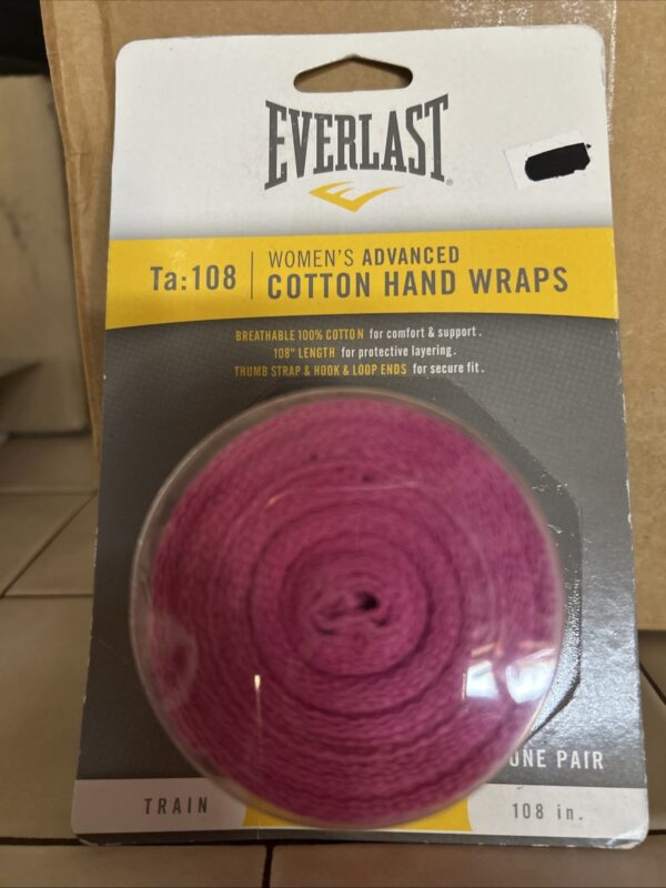 Everlast Classic Advanced Hand Wraps Pink 108 Inches Boxing Fitness MMA Training