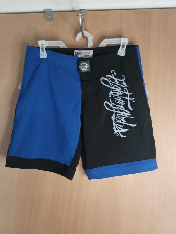 Fighter Girls  Women’s Black Blue MMA UFC Skull Shorts - Size Junior M/7