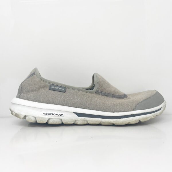 Skechers Womens Goga Mat 13498 Gray Running Shoes Sneakers Size 7.5