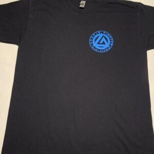 Gracie Fighter BJJ Brazilian Jiu Jitsu T-shirt Tee MMA  2 sided blue