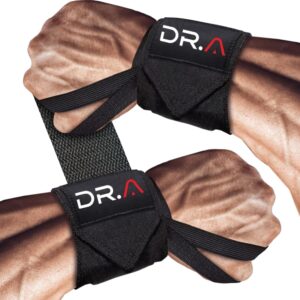 DOCTOR-DEVELOPED GYM WRIST WRAPS/LIFTING WRIST STRAPS FOR WEIGHTLIFTING
