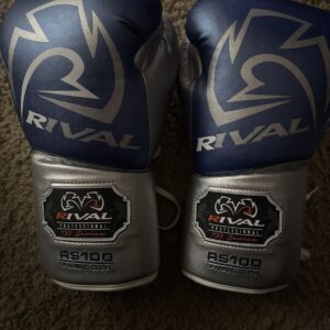 RIVAL Boxing RS100 Pro Lace-Up Sparring Gloves, Ergonomic True Fist Construction