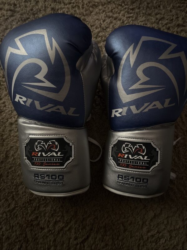 RIVAL Boxing RS100 Pro Lace-Up Sparring Gloves, Ergonomic True Fist Construction