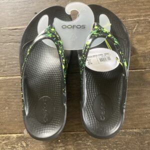 Oofos Oolala Limited Cushioned Recovery Sandals Size 8 Women Color Firefly New!