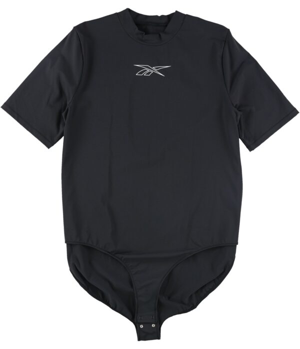 Reebok Womens Studio Bodysuit Jumpsuit, Black, Small