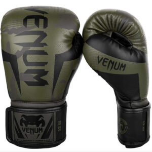 Venum Elite Hook and Loop Boxing Gloves - Khaki/Camo Size 10 Oz, New with Tags