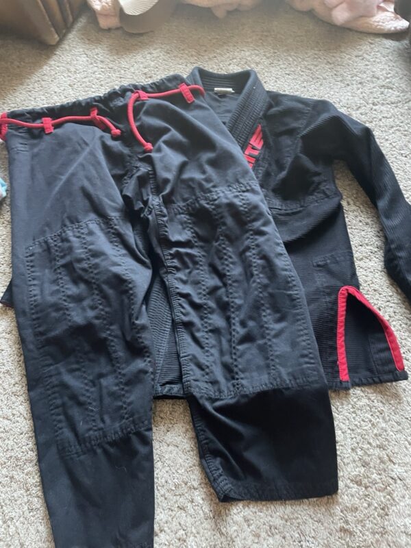 Elite Sports BJJ Women’s F2 Brazilian Jiu Gi Uniform Black With White Belt