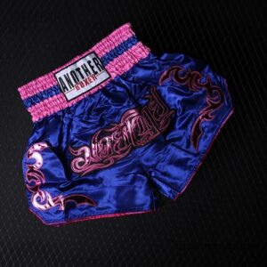 Short Muay Thai Boxing Shorts Retro Satin Gym Fitness Training Martial Arts MMA