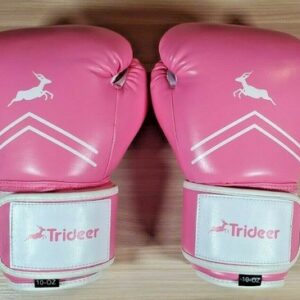 Trideer Pro Grade Boxing Gloves Kickboxing Bagwork Gel Sparring Training 10 oz