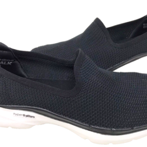 Skechers Women's Gowalk Clear Virtue Slip On Walking Shoes Blk/Wht Size:8.5 117V